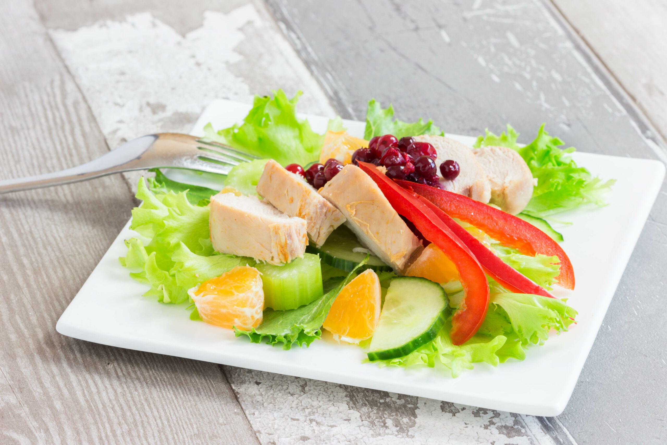 turkey salad with mandarin orange