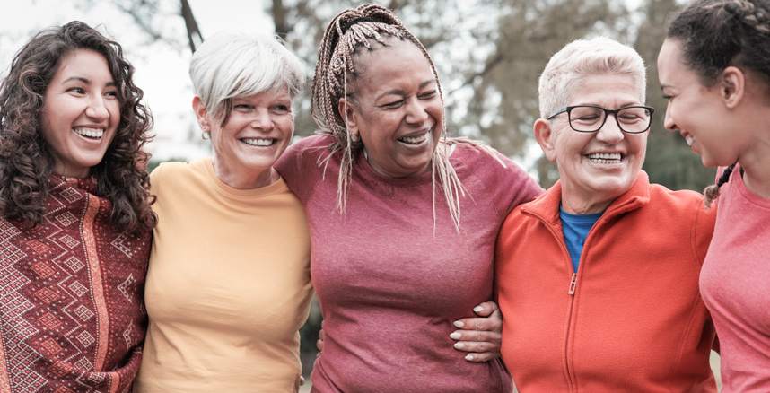 Women of various ages and nationalities